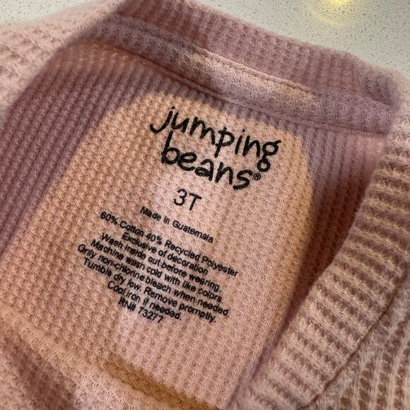 Jumping Beans Toddler Girl 3T Pink Long Sleeve Blouse - Picture 3 of 3
